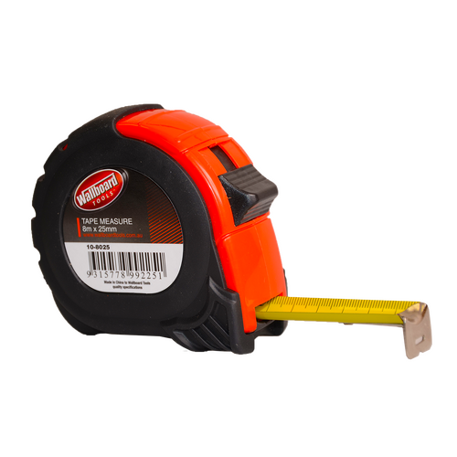 Wallboard Tools Tape Measure 8m x 25mm