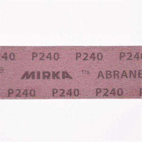 Mirka® Abranet® Net Abrasive Pad Sanding Strips 70x198mm Grip P240 Grit 10PK