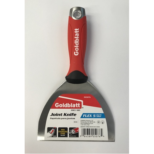 Goldblatt Joint Knife 130mm Soft-Grip Flex Stainless Steel