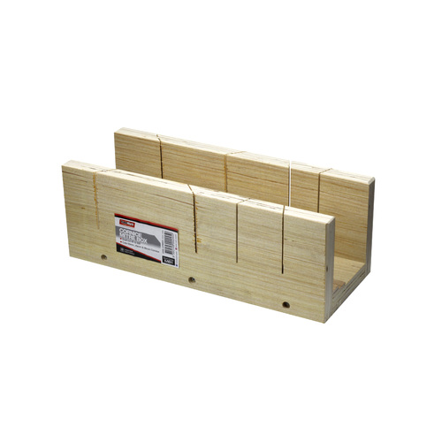 TradeMark Mitre Box Plywood Dual Cut 90 & 135